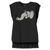 Women's Flowy Muscle Tee With Rolled Cuffs Thumbnail