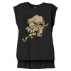 Women's Flowy Muscle Tee With Rolled Cuffs Thumbnail