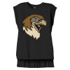 Women's Flowy Muscle Tee With Rolled Cuffs Thumbnail