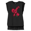 Women's Flowy Muscle Tee With Rolled Cuffs Thumbnail