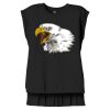 Women's Flowy Muscle Tee With Rolled Cuffs Thumbnail