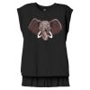 Women's Flowy Muscle Tee With Rolled Cuffs Thumbnail