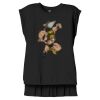 Women's Flowy Muscle Tee With Rolled Cuffs Thumbnail