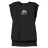 Women's Flowy Muscle Tee With Rolled Cuffs Thumbnail
