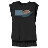 Women's Flowy Muscle Tee With Rolled Cuffs Thumbnail
