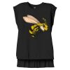 Women's Flowy Muscle Tee With Rolled Cuffs Thumbnail