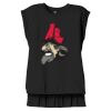 Women's Flowy Muscle Tee With Rolled Cuffs Thumbnail