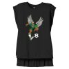 Women's Flowy Muscle Tee With Rolled Cuffs Thumbnail