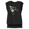 Women's Flowy Muscle Tee With Rolled Cuffs Thumbnail