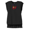Women's Flowy Muscle Tee With Rolled Cuffs Thumbnail