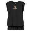 Women's Flowy Muscle Tee With Rolled Cuffs Thumbnail