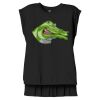 Women's Flowy Muscle Tee With Rolled Cuffs Thumbnail
