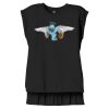 Women's Flowy Muscle Tee With Rolled Cuffs Thumbnail