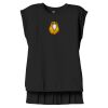 Women's Flowy Muscle Tee With Rolled Cuffs Thumbnail