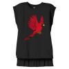 Women's Flowy Muscle Tee With Rolled Cuffs Thumbnail