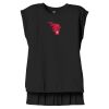 Women's Flowy Muscle Tee With Rolled Cuffs Thumbnail