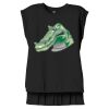 Women's Flowy Muscle Tee With Rolled Cuffs Thumbnail