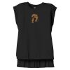 Women's Flowy Muscle Tee With Rolled Cuffs Thumbnail