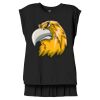 Women's Flowy Muscle Tee With Rolled Cuffs Thumbnail