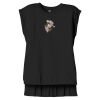 Women's Flowy Muscle Tee With Rolled Cuffs Thumbnail