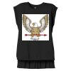 Women's Flowy Muscle Tee With Rolled Cuffs Thumbnail