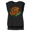 Women's Flowy Muscle Tee With Rolled Cuffs Thumbnail