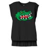 Women's Flowy Muscle Tee With Rolled Cuffs Thumbnail