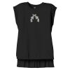 Women's Flowy Muscle Tee With Rolled Cuffs Thumbnail