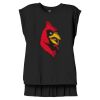 Women's Flowy Muscle Tee With Rolled Cuffs Thumbnail