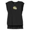 Women's Flowy Muscle Tee With Rolled Cuffs Thumbnail