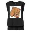 Women's Flowy Muscle Tee With Rolled Cuffs Thumbnail