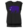 Women's Flowy Muscle Tee With Rolled Cuffs Thumbnail