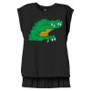 Women's Flowy Muscle Tee With Rolled Cuffs Thumbnail
