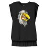 Women's Flowy Muscle Tee With Rolled Cuffs Thumbnail