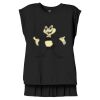 Women's Flowy Muscle Tee With Rolled Cuffs Thumbnail