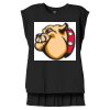 Women's Flowy Muscle Tee With Rolled Cuffs Thumbnail