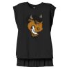 Women's Flowy Muscle Tee With Rolled Cuffs Thumbnail
