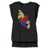 Women's Flowy Muscle Tee With Rolled Cuffs Thumbnail