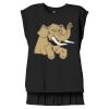 Women's Flowy Muscle Tee With Rolled Cuffs Thumbnail