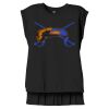 Women's Flowy Muscle Tee With Rolled Cuffs Thumbnail