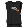 Women's Flowy Muscle Tee With Rolled Cuffs Thumbnail
