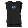 Women's Flowy Muscle Tee With Rolled Cuffs Thumbnail