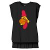 Women's Flowy Muscle Tee With Rolled Cuffs Thumbnail