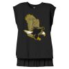 Women's Flowy Muscle Tee With Rolled Cuffs Thumbnail