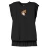 Women's Flowy Muscle Tee With Rolled Cuffs Thumbnail