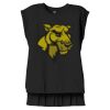 Women's Flowy Muscle Tee With Rolled Cuffs Thumbnail
