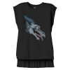 Women's Flowy Muscle Tee With Rolled Cuffs Thumbnail