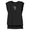 Women's Flowy Muscle Tee With Rolled Cuffs Thumbnail