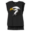 Women's Flowy Muscle Tee With Rolled Cuffs Thumbnail
