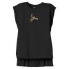 Women's Flowy Muscle Tee With Rolled Cuffs Thumbnail